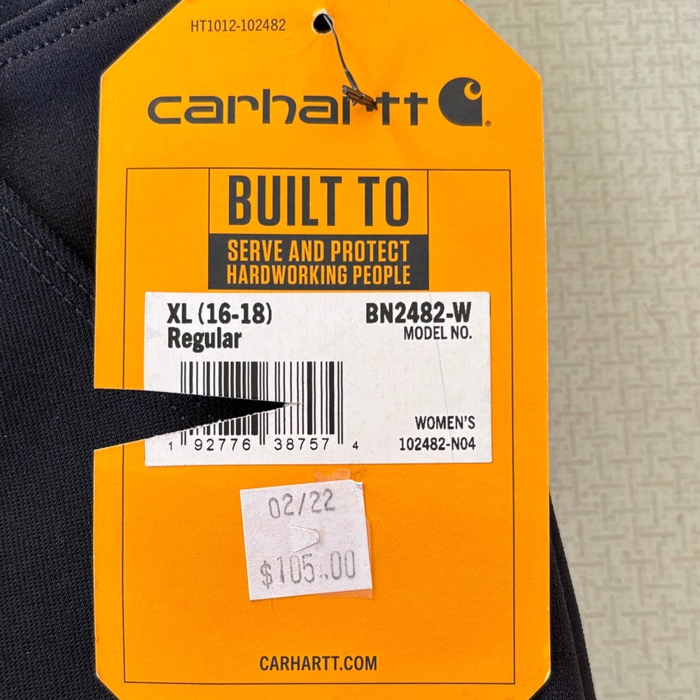 Carhartt Women's Black Performance Leggings - Picture 4 of 4
